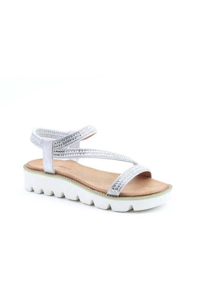 Heavenly Feet lightweight comfort sandal SS23-FRESCO-SILV