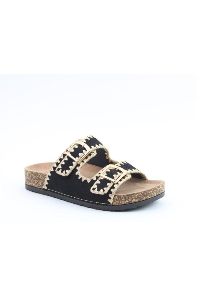 Heavenly Feet premium essential beach leisure SS25-SANDY-BLK