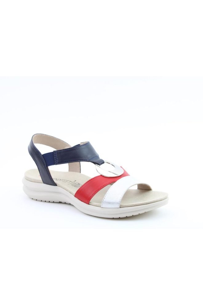 Heavenly Feet premium comfort sandal SS25-TRACE-NAVSIL