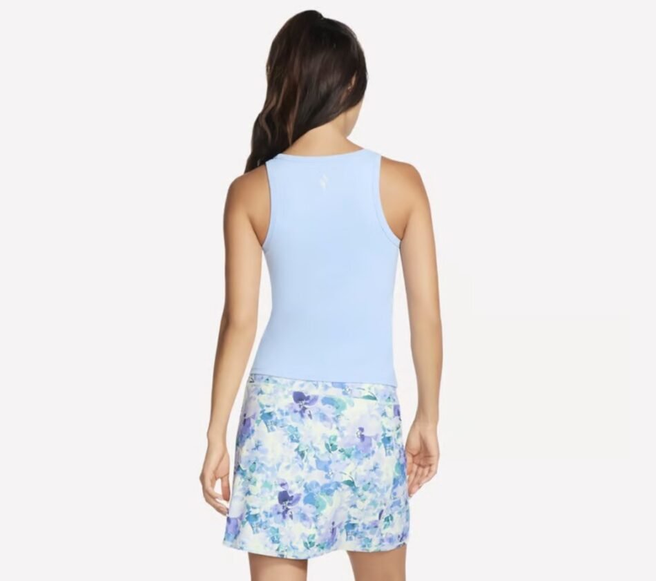 GO WALK shelf bra tank in light blue TT20-WLV-1 - Image 3