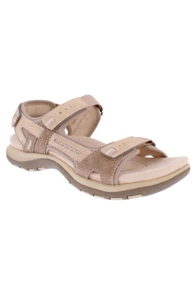 Free Spirit comfort sandals, taupe ZIRI-TAUPE-1