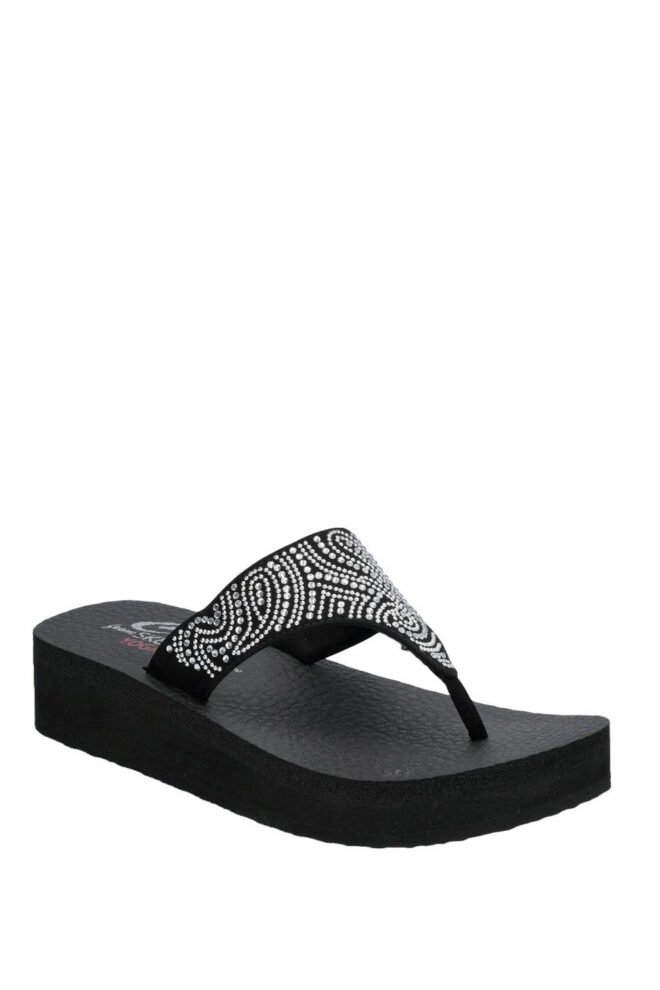 Skechers VINYASA PAISLEY WAVE in black 119640-BLK-1