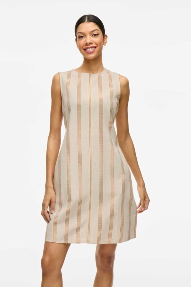 VIPRISILLA PRINT S/L SHORT DRESS 14105078