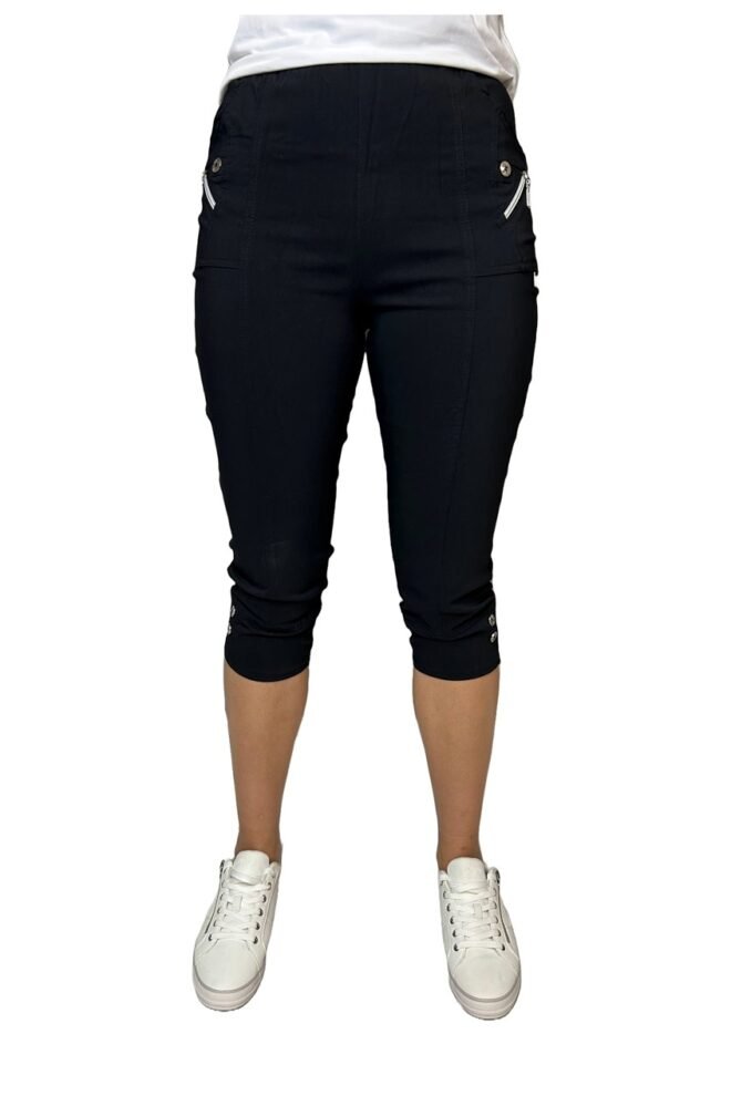 Cherry Berry crop pants in classic black 200586-BLK-1