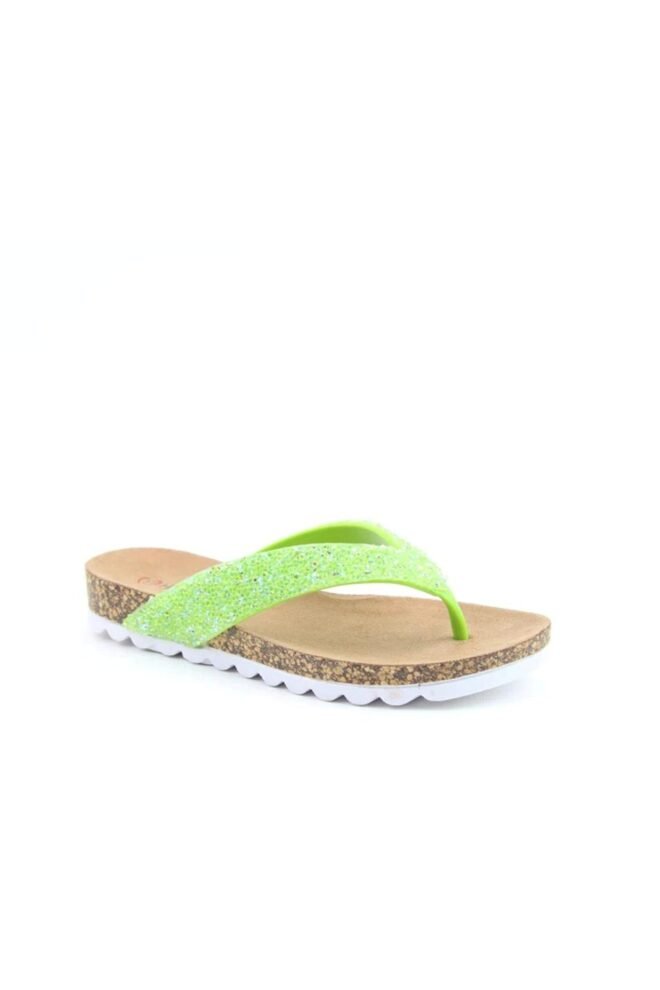 Heavenly Feet comfort sandal in lime SS24-CROCUS-LIM