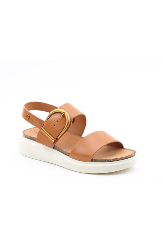 1A Heavenly Feet premium comfort sandal in tan SS25-BERNIE-TAN