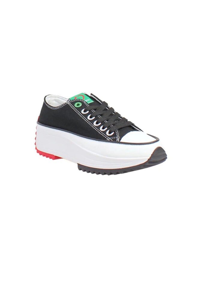 Heavenly Feet fashionable trainer in black SS25-STRATA-BLK-1
