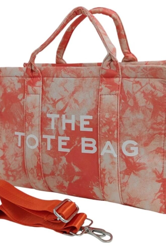 Light Weight Medium Large Canvas Tote Bag Travel Bag TOTE-CORAL-5168