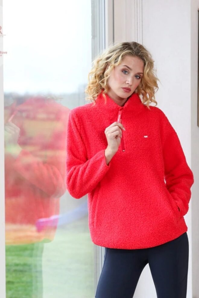 Relax & Renew April Half Zip Tomato APRIL-TOM-1