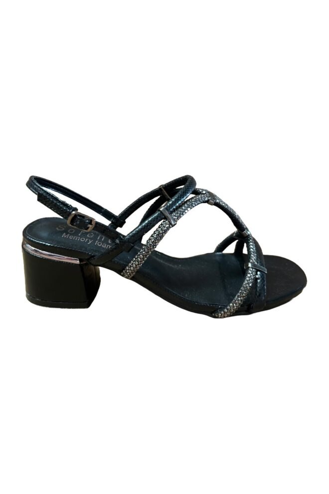 Sorento Celtic Manor Sandal in Black CELTIC-MANOR-BLK-1