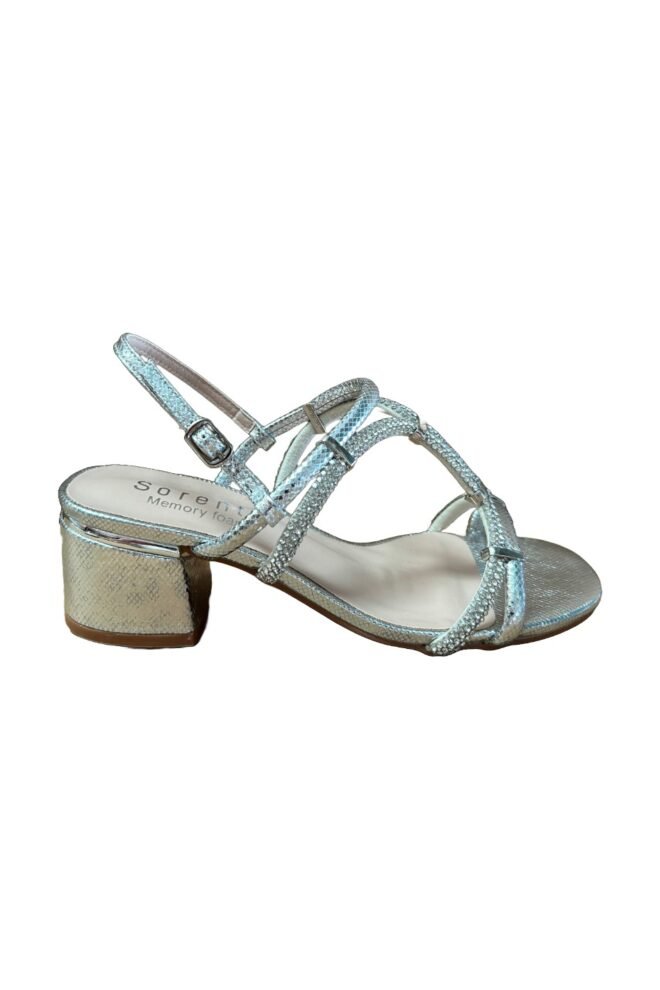 Sorento Celtic Manor Sandal in Silver CELTIC-MANOR-SILV-1