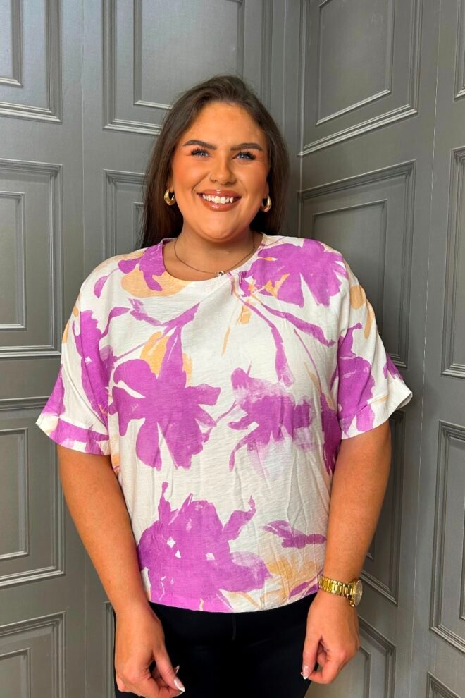 SunLove Top One Size Fits All Flora Lilac FLORA-LILAC-1