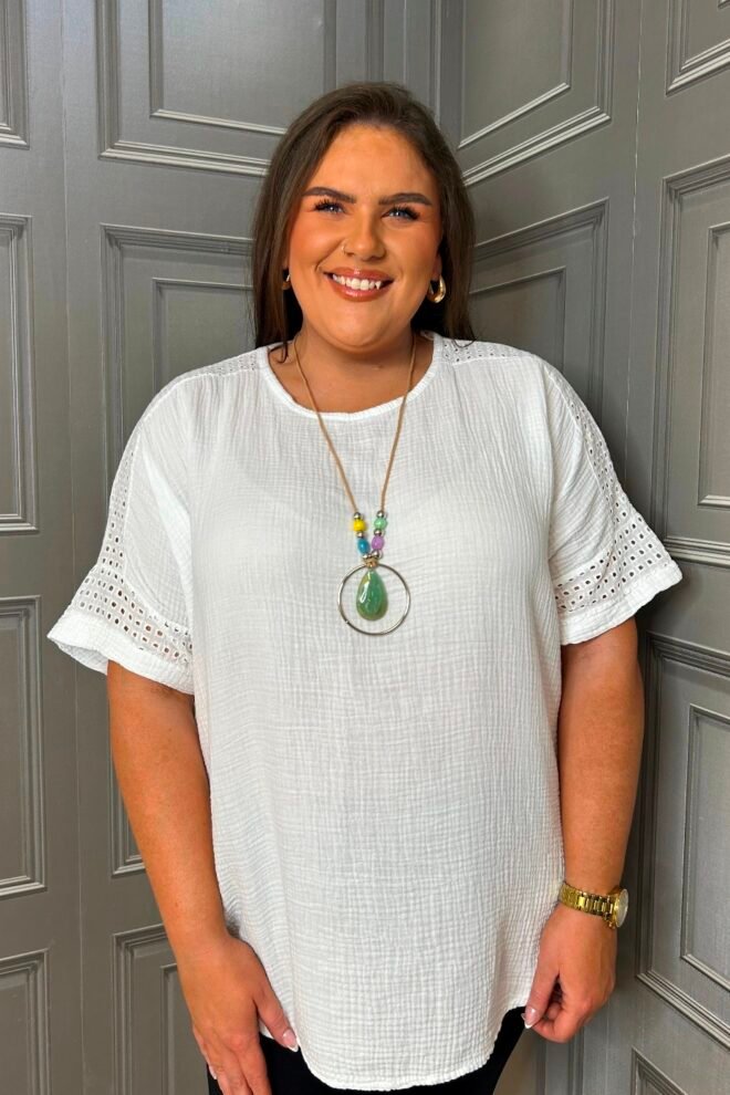 SunLove Top One Size Fits All Molly White MOLLY-WHI-1
