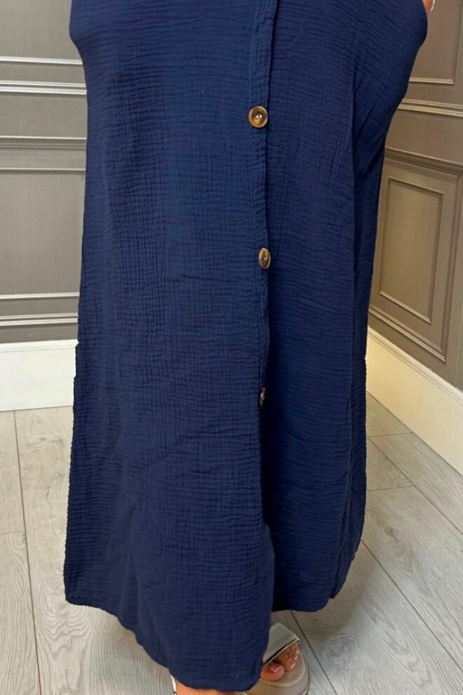 SunLove Polly maxi skirt in navy. Fits sizes 36 to 42 POLLY-NAV-1