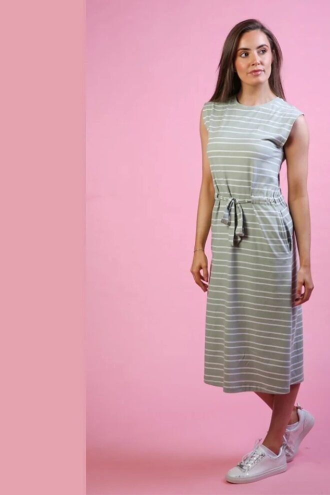 Relax & Renew Selena Dress Sage SELENA-SAG-1