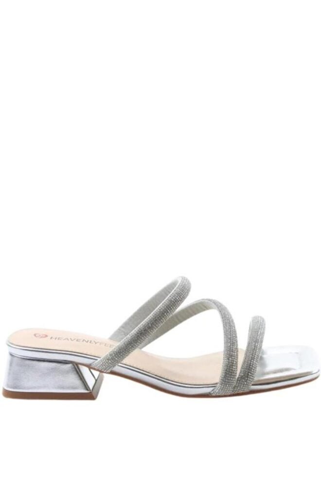 Heavenly Feet Adeline strappy sandals in silver SS25-ADELINE-SILV-1