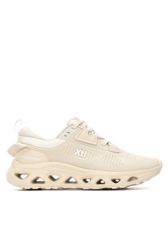 XTI Cream Futuristic Trainer 144543-BEI-1