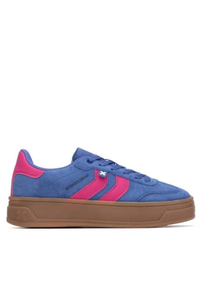 XTI Blue Pink Pop Sneaker 144586-BLUE-1