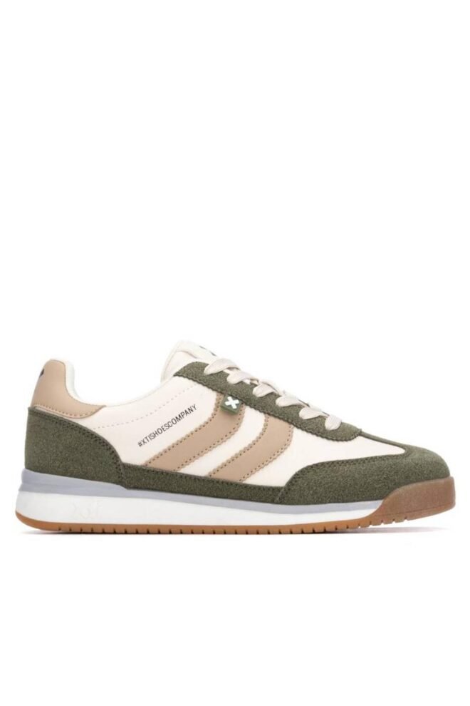 XTI Khaki Cream Retro Runner 144587-AQUA-1