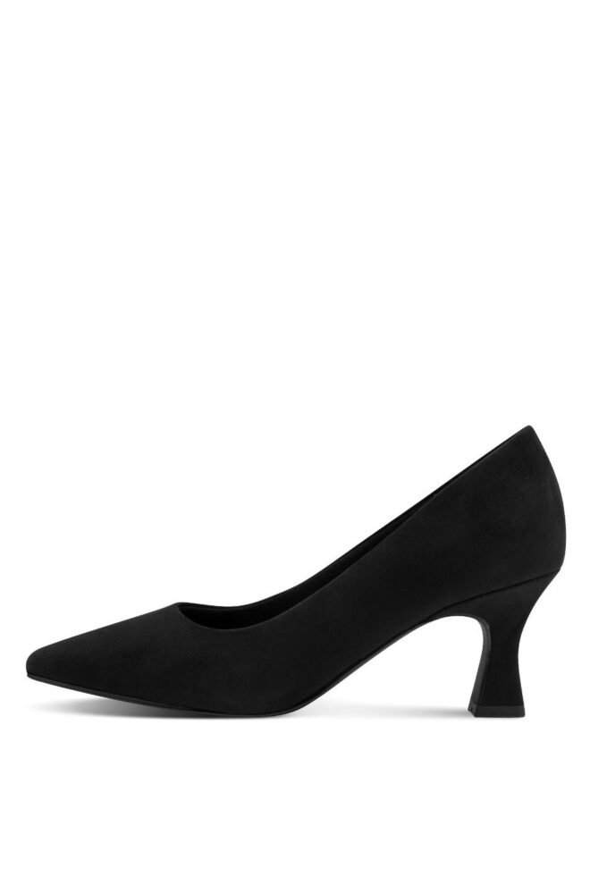 Marco Tozzi Black Mid , Court Shoe 22418-BLK