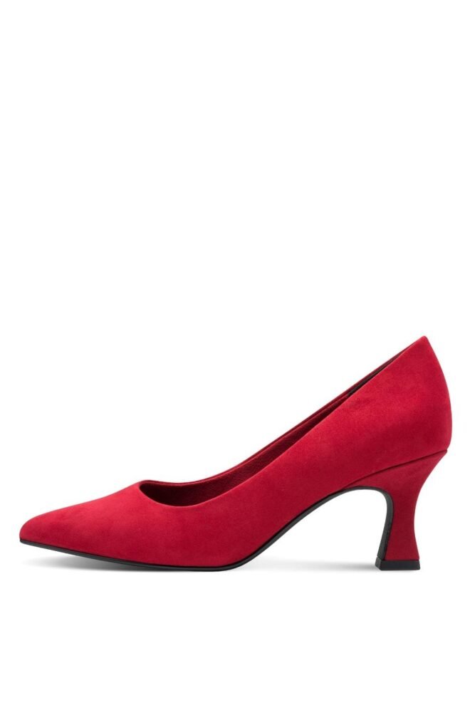 Marco Tozzi Dark Red Mid , Court Shoe 22418-DKRED
