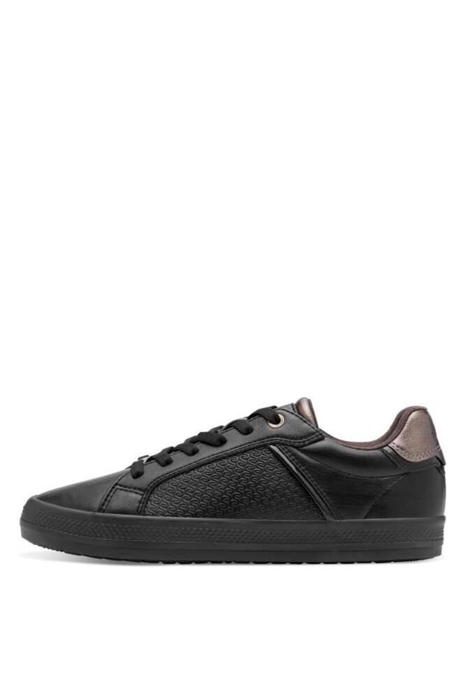 S. Oliver Black Low-Top Street Trainer 23642-BLK