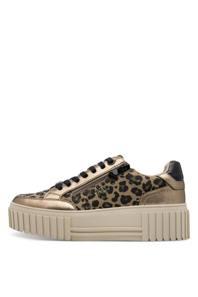 Marco Tozzi Leopard Metallic Platform Trainer 23760-LEO
