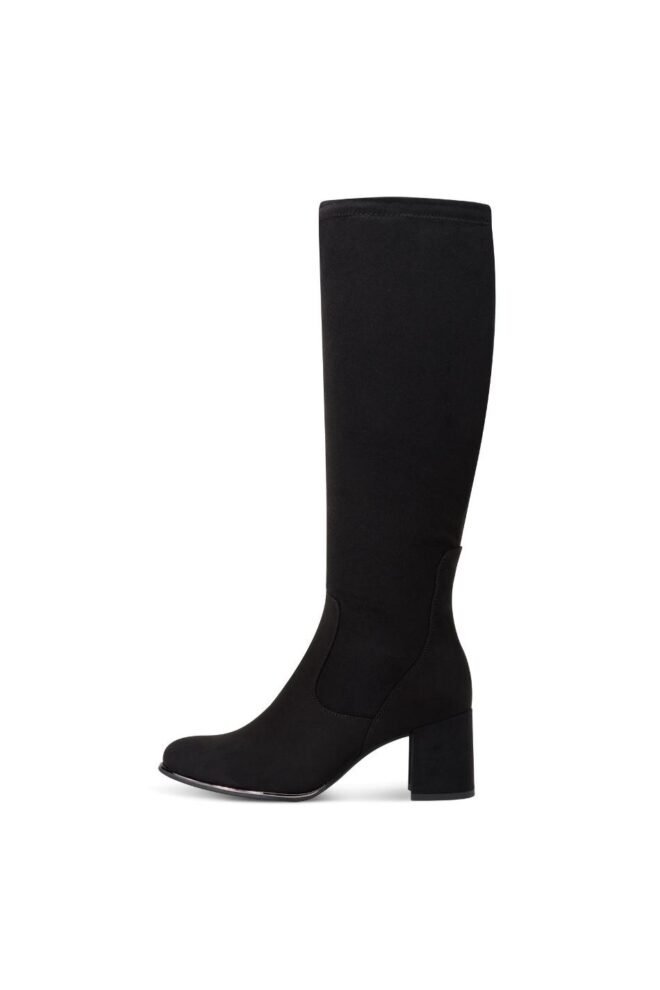 Marco Tozzi Black Stretch Knee-High boot, 25500-BLK