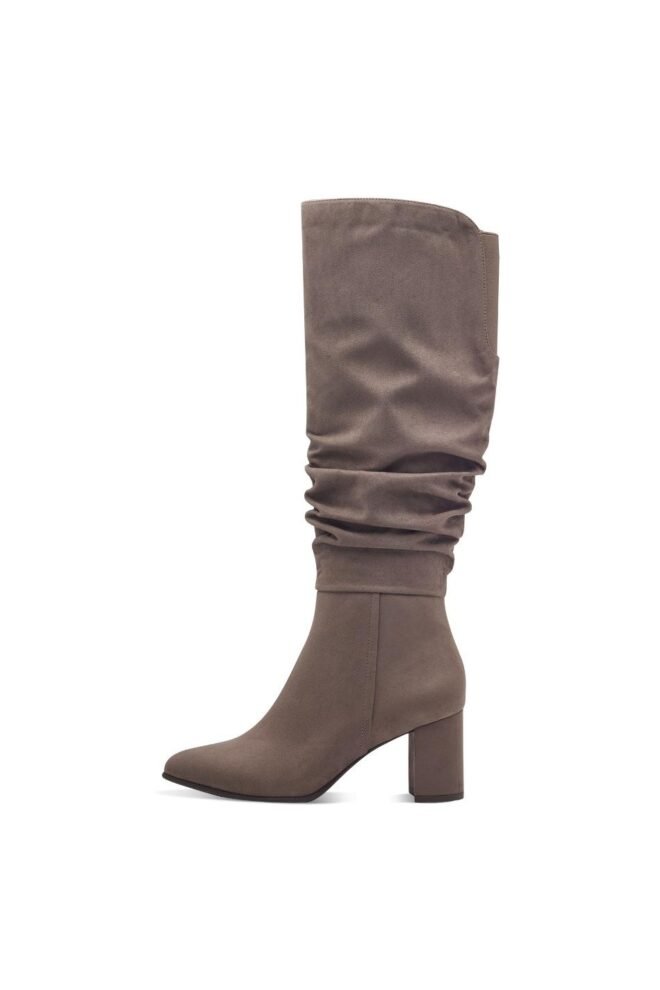 Marco Tozzi  Taupe Slouch Knee-High boot, 25519-PEPP