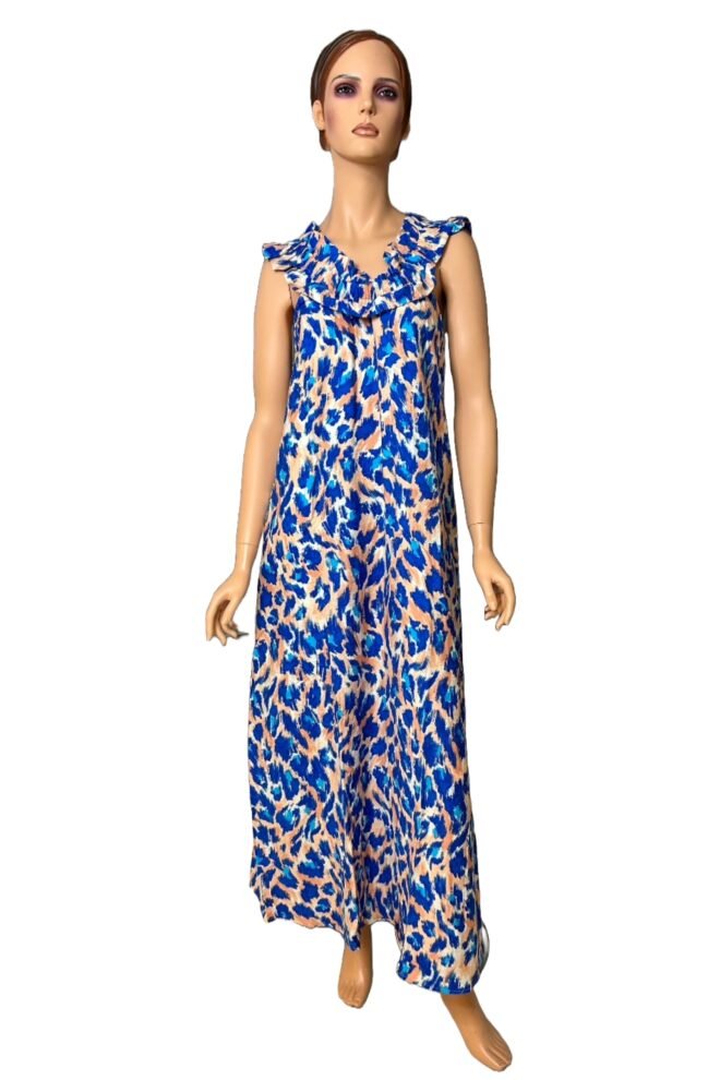 B.YOUNG PATTERN MAXI DRESS BYFVHAILEY-1