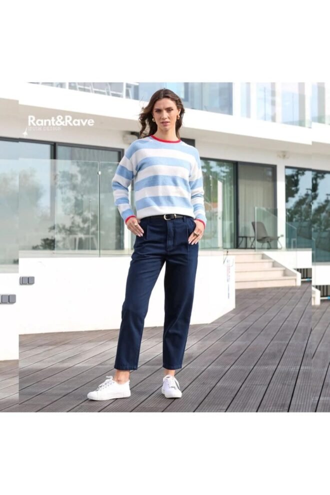 Rant & Rave Mabel Chino Navy MABEL-NAV-1