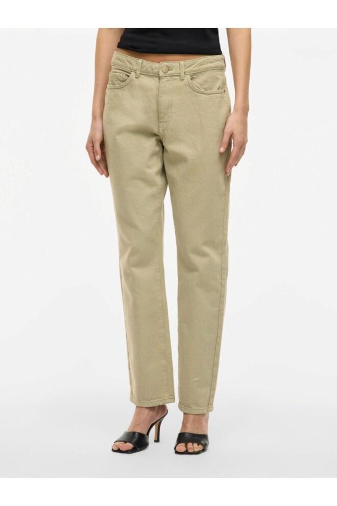 VIALICE REGULAR WAIST STRAIGHT FIT JEANS SAGE VIALICE-1
