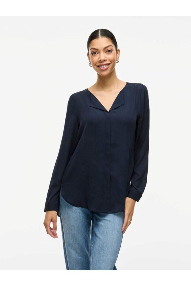 VILUCY HIGH LOW SHIRT TOTAL ECLIPSE VILUCY-NAV-1