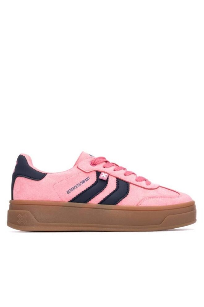 XTI Pink Navy Stripe Sneaker 144586-ROSE-1