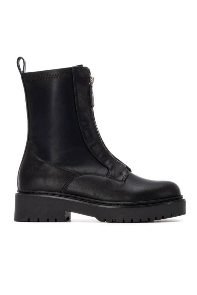 XTI Urban Zip Combat Boot 144661-BLK-1