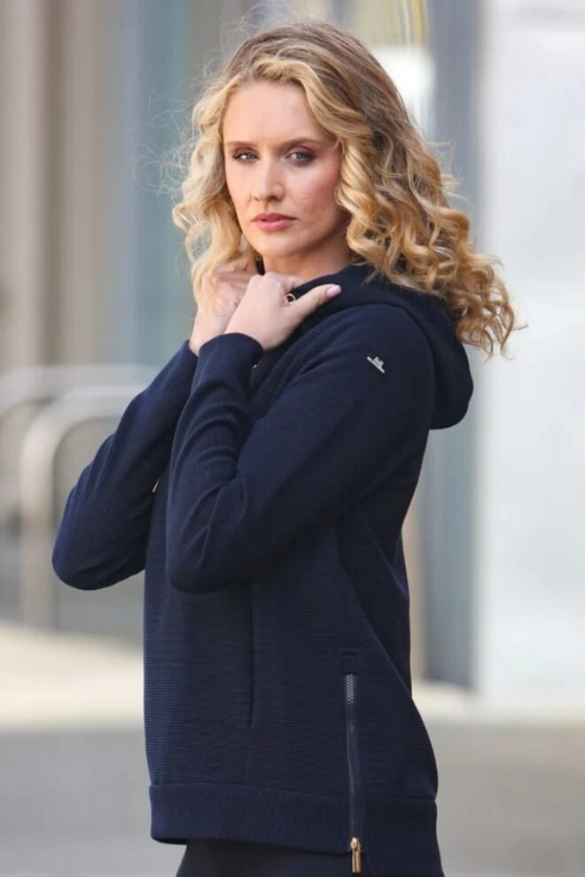 Relax and Renew Felicity Hoodie Navy FELICITY-NAV-1