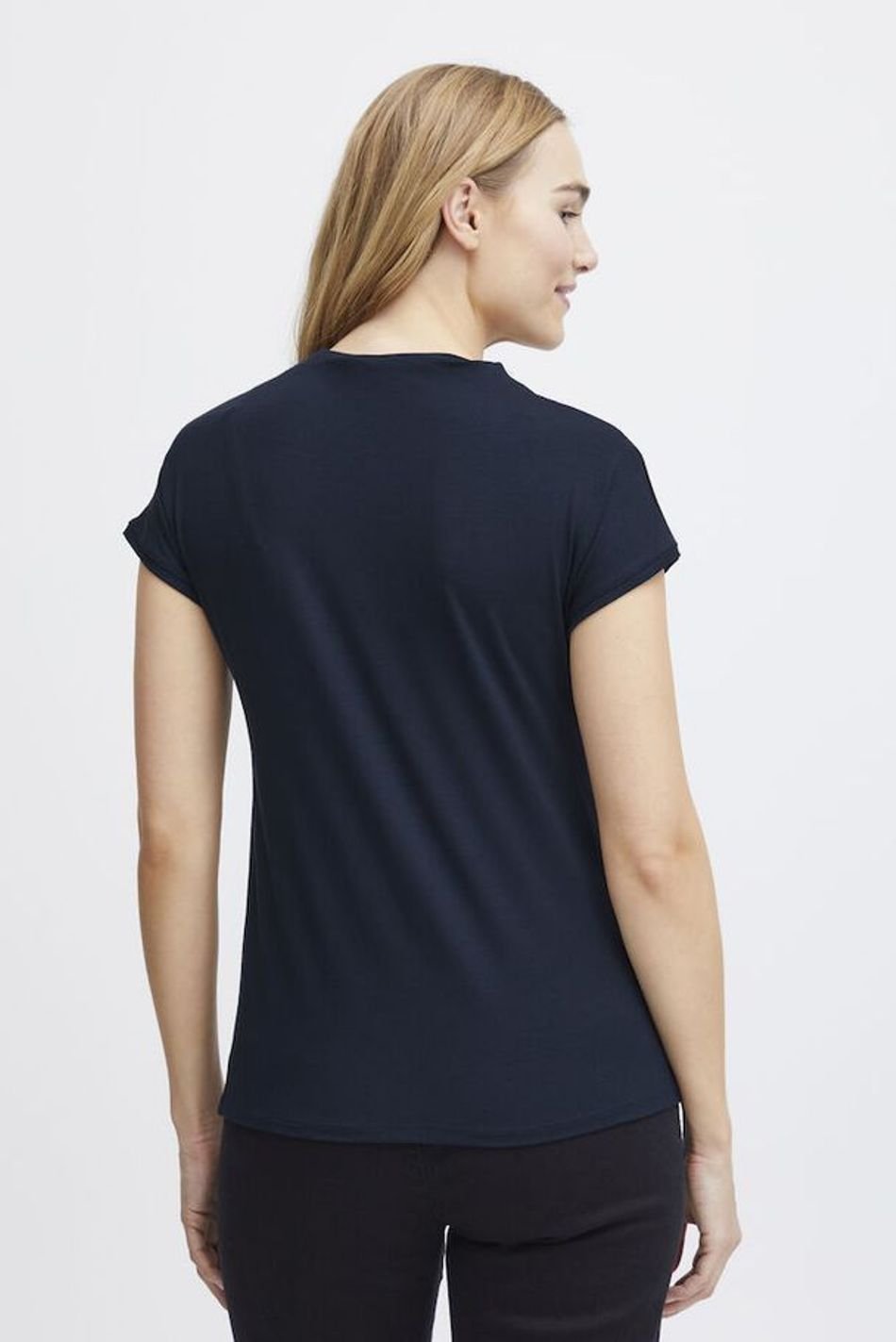 Fransa FRZASKATER Top Dark Peacoat Blue FRZASKATER-NAV-1 - Image 2