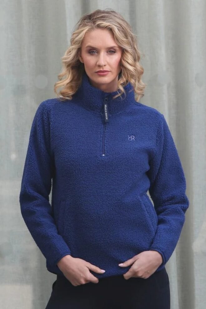 Relax and Renew Julia Half Zip Blue JULIA-BLUE-1
