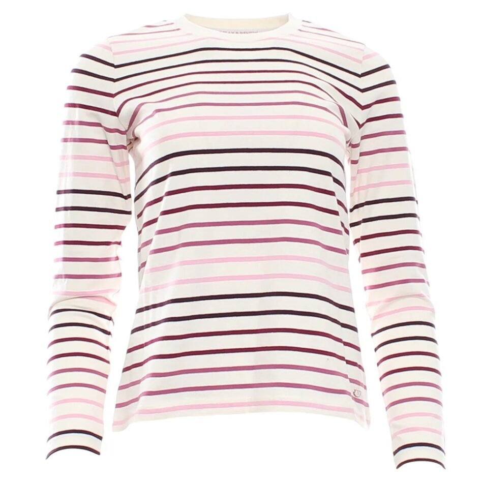 Relax and Renew Kimberley Long Sleeve Tee Berry KIMBERLEY-BER-1 - Image 4