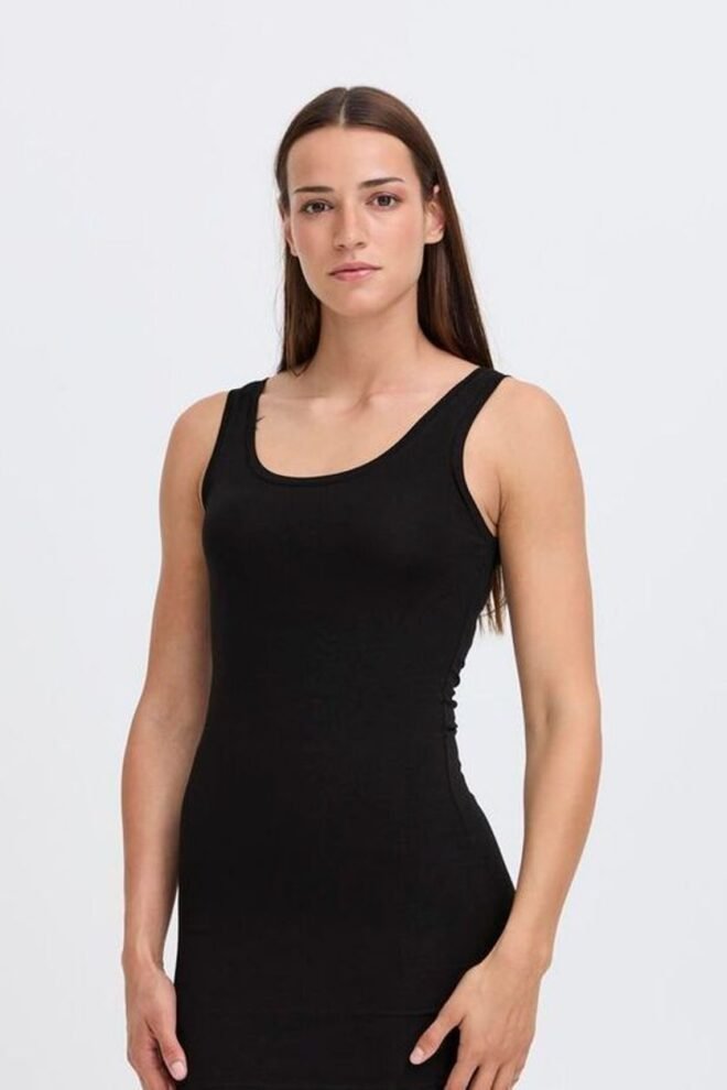 B.Young PAMILA Long Top Black PAMILA-LONG-BLK-1