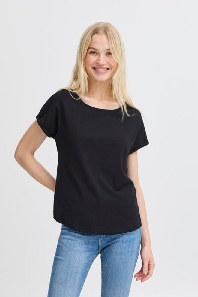 B.Young PAMILA T-Shirt Black PAMILA-TEE-BLK-1
