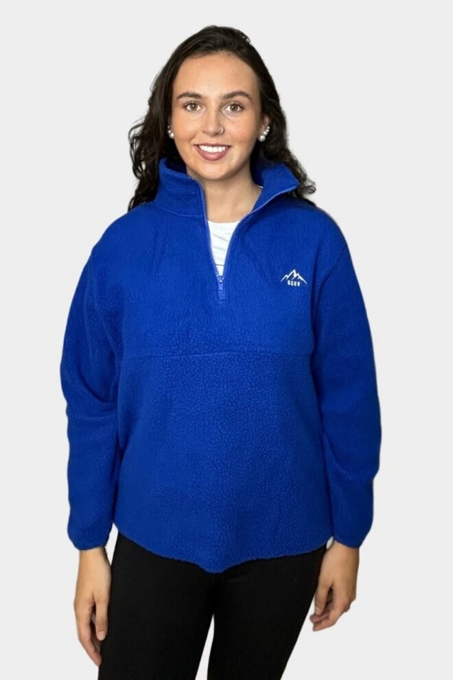 Marc Angelo Molly Half-Zip Fleece in Cobalt USCO52074-COB-1