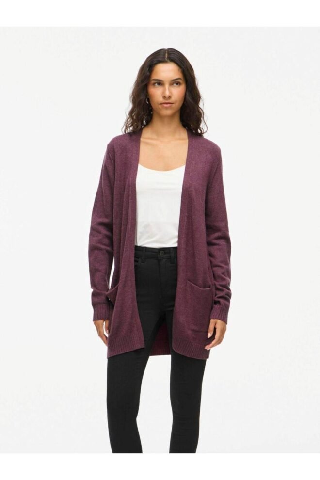 VIRIL BASIC KNITTED CARDIGAN FIG VIRIL-FIG-1