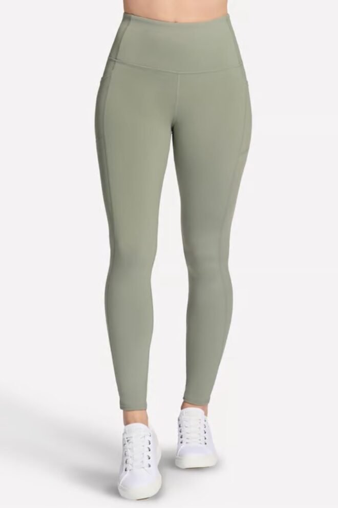 Skechers GO WALK HW legging in Olive Taupe W03LG30B-TPOL-1