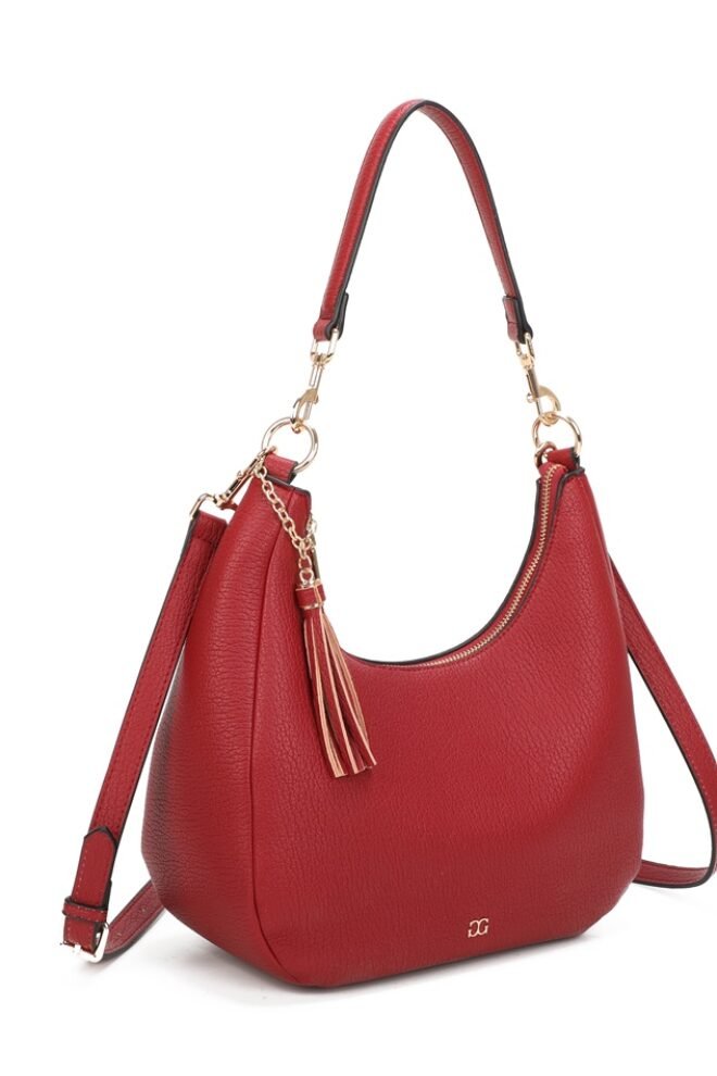 Gionni Charlotte Curved Shoulder Bag Red 11G2818-RED-1