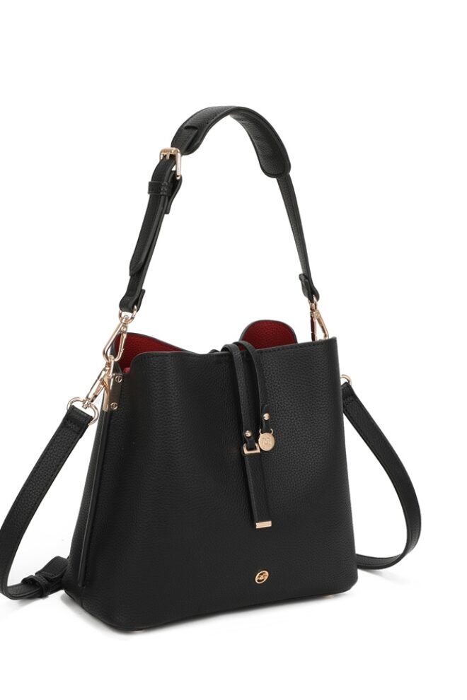 Gionni Coralie Medium Pocket Bag Black 11G2827-BLK-1