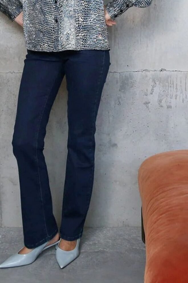 Rant and Rave Wendy Bootcut Tummy Tuck Jean Mid Indigo WENDY-1