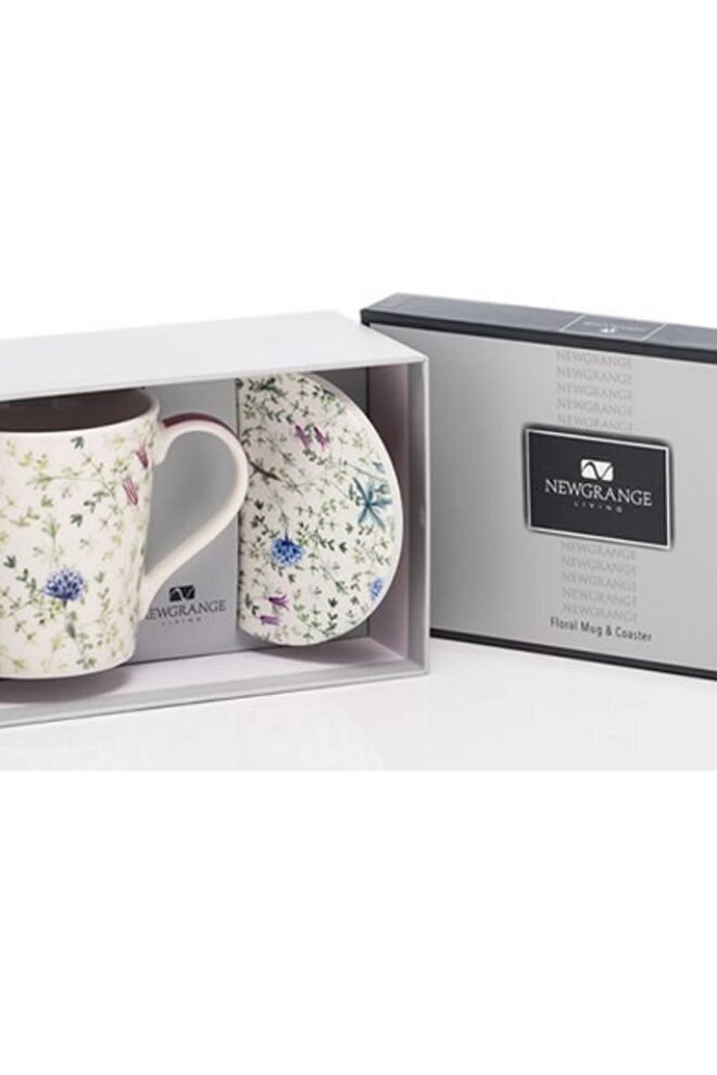 Floral Mug Coaster Set 30290
