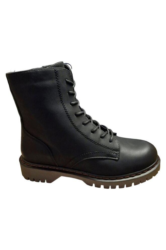 Tommy Bowe Chalmers Black Combat Boots CHALMERS-BLK-1