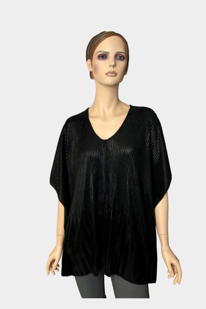 Party Holly Top Black One Size Fits 12 to 22 HOLLY-BLK